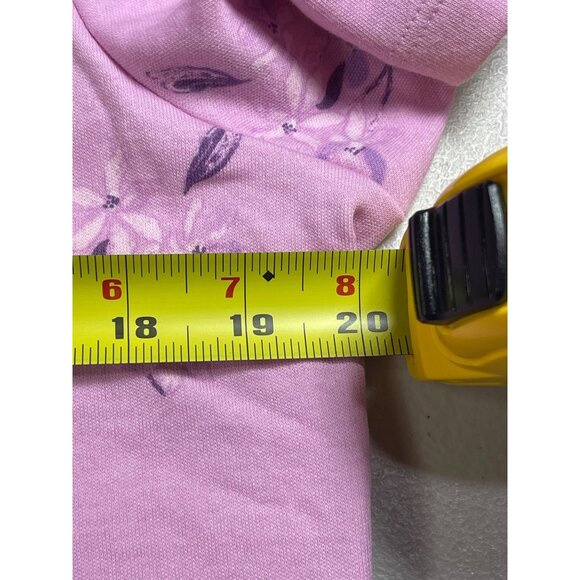 Style & Co Womens Floral Print Short Sleeve Tee OX Millie Pink Made In Indonesia - Picture 4 of 10